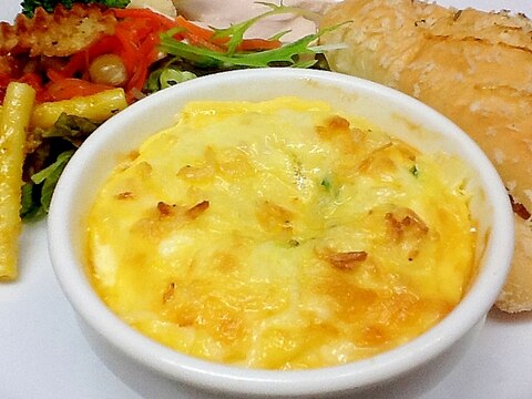 菜の花とチーズのフラン